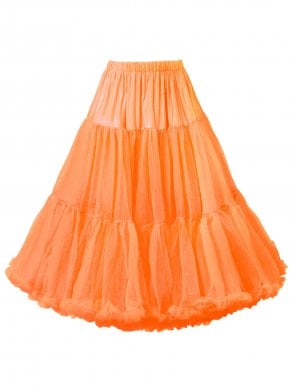 Buy S.K. Textiles Women's Cotton Petticoat (CN002OE44L, Orange, 48